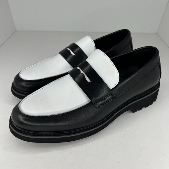 Inc Other - INC Mens Black 168756MN Vance Leather Penny Casual Slip-On Size 10M Loafer